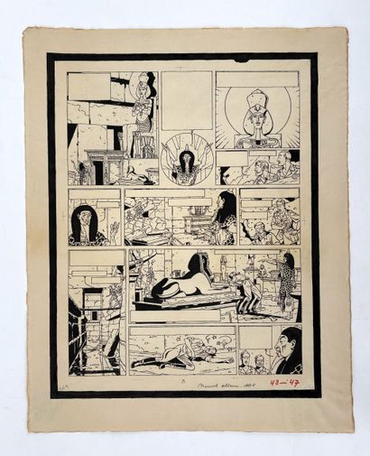 JACOBS
Blake and Mortimer
Very rare offprint...