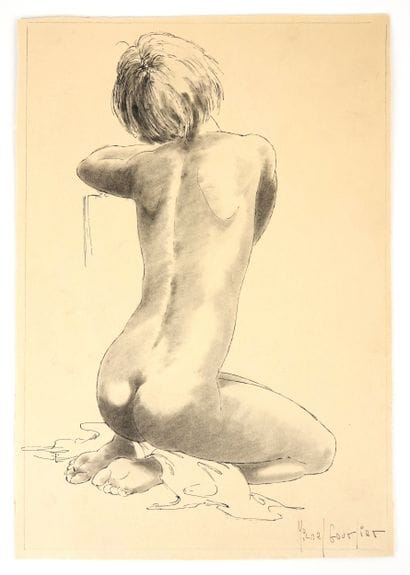 GOURLIER Michel
Illustration of a nude man...