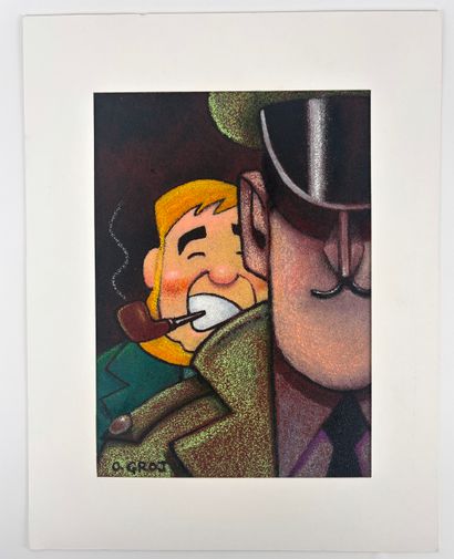 O GROJ Blake et Mortimer Tribute illustration...