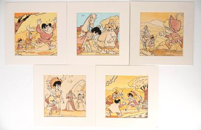 TEZUKA (after)
Set of four illustrations...