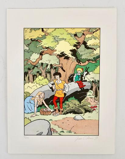 JEAN CLAUDE DENIS
The comics of their childhood
Watercolor...