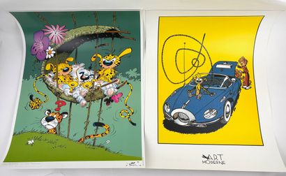 FRANQUIN
Spirou and Fantasio
Set of 4 numbered...
