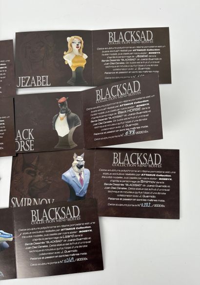 GUARNIDO
Blacksad
Set of 8 mini-figures published...