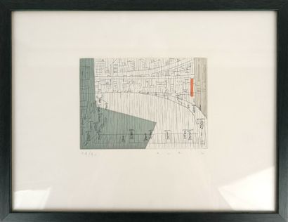 APRIL
Tokyo
Etching published by Alain Beaulet...
