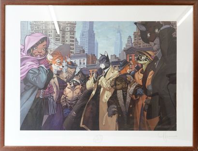 GUARNIDO Juanjo
Blacksad New York
Momie print...