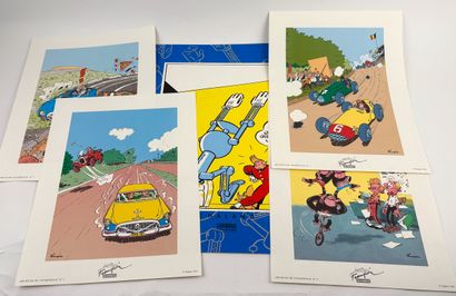 FRANQUIN
Spirou and Fantasio
Set of 4 numbered...