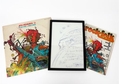 DRUILLET
Nice set including a drawing and...