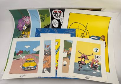 FRANQUIN
Spirou and Fantasio
Set of 4 numbered...