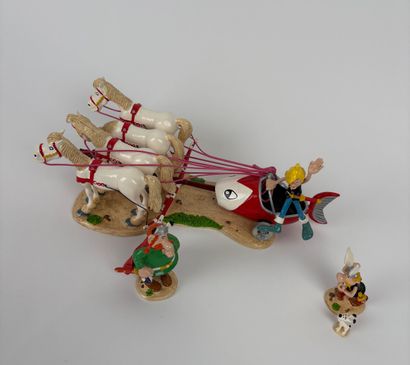 UDERZO
Asterix
Goudurix jumping from his...
