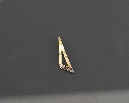 Pendentif en or jaune 18k 750 millièmes de...