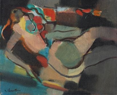 Jean CHEVOLLEAU (1924-1996)
Odalisque, 1971
Huile...