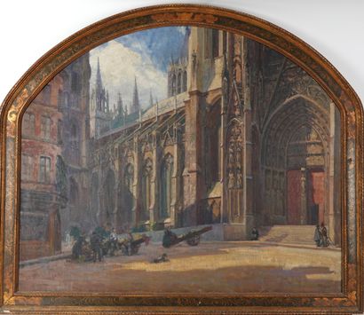 Fernand GUEY (1877-1961)
Vue de la Cathédrale...