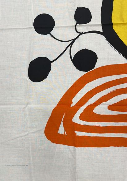 Alexander CALDER (1898-1976)

Carré en coton...