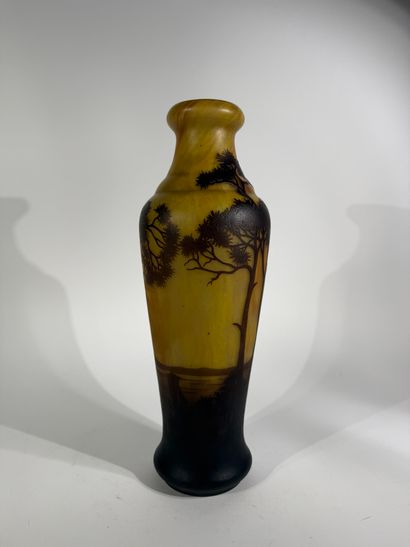 DAUM, Nancy

Vase de forme balustre en verre...