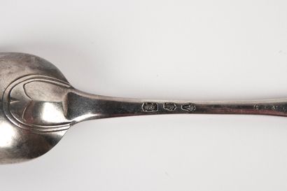 Cuillère à ragout en argent 950/1000, modèle...