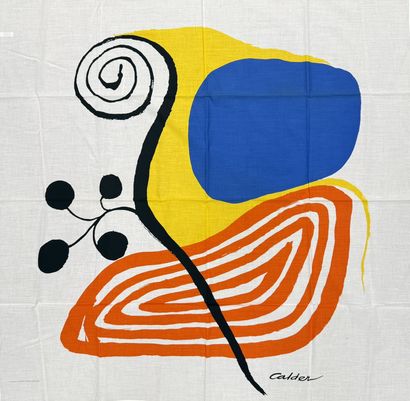 Alexander CALDER (1898-1976)

Carré en coton...