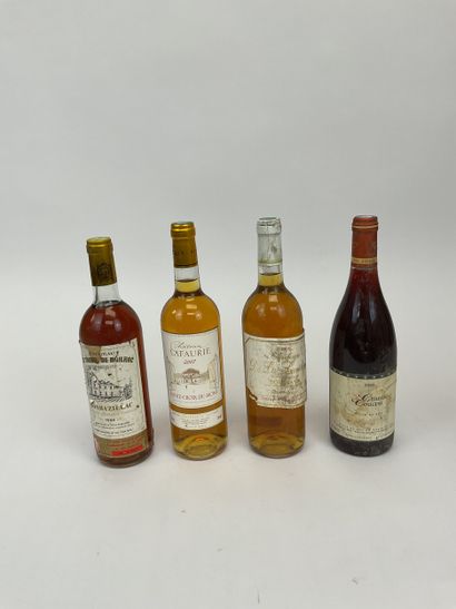 Lot de bouteilles de vins comprenant : 

-...