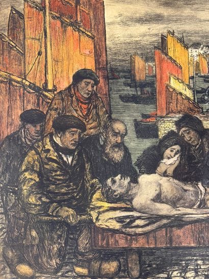 Charles COTTET (1863-1925) 

Douleur au pays...