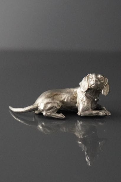 Sujet en argent 925 millièmes épousant la...
