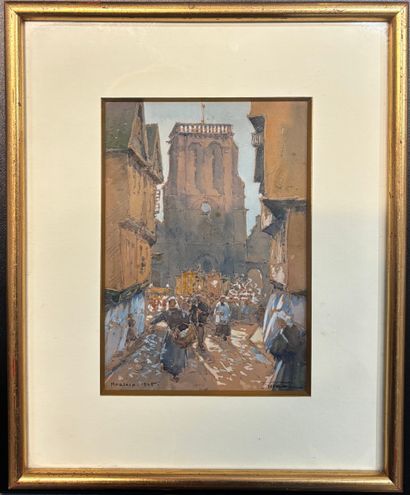 Jean NICOL (XXe siècle)
Sortie d'église à...