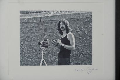 Ensemble de trois photographies du tournage...