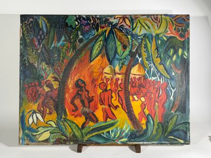 Mati KLARWEIN (1932-2002)

Danseuses de feu

Huile...