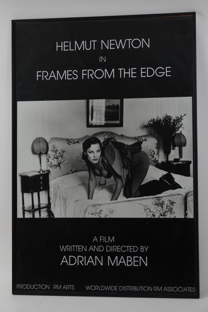 Grande affiche d’une photographie de Helmut...