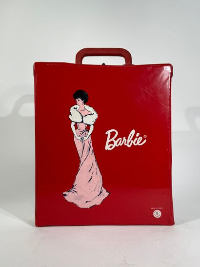 Red patent case BARBIE by MATTEL 

Made in...