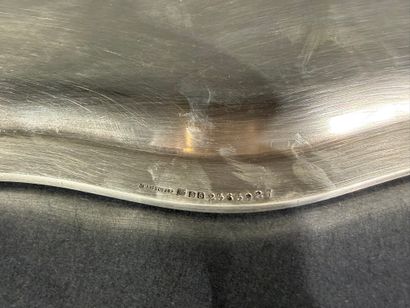 CHRISTOFLE

Rectangular silver plated tray...