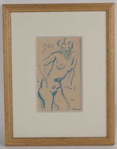 Camille P. LIAUSU (1894-1975)
Femme dénudée...