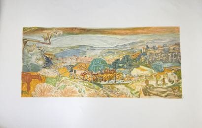 Pierre BONNARD (1867-1947) d'après,

Paysage...