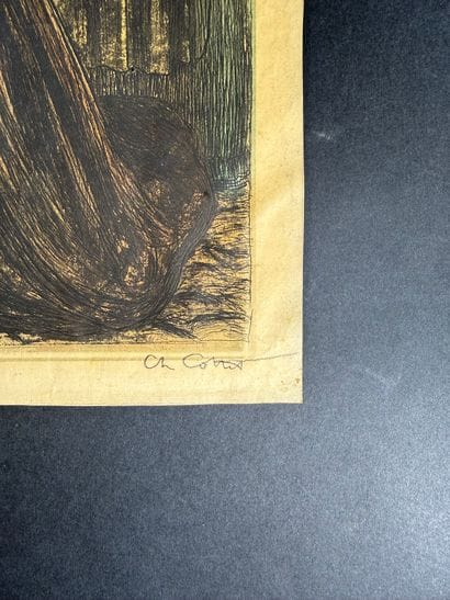 Charles COTTET (1863-1925) 

Douleur au pays...