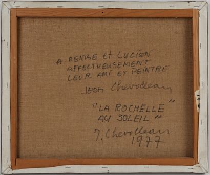 Jean CHEVOLLEAU (1924-1996)
La Rochelle au...