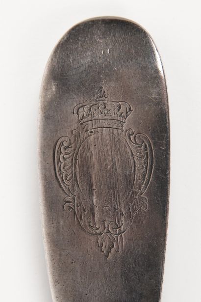 Cuillère à ragout en argent 950/1000, modèle...