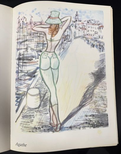 Louis TOUCHAGUES (1893-1974) 

Vagues à Saint-Tropez...