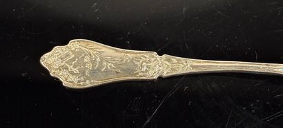 Silver dessert fork 1er titre

Minerve hallmark...