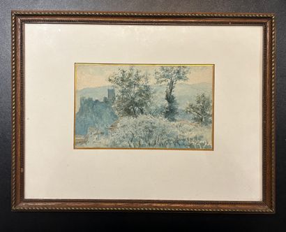 Georges CHEDANNE (1861-1940)
Paysage à Olevano
Aquarelle
Signé...