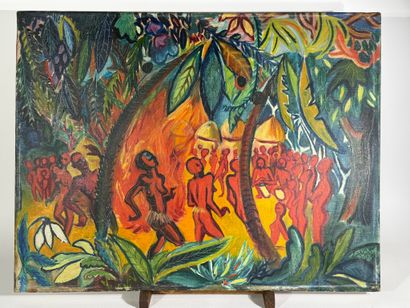 Mati KLARWEIN (1932-2002)

Danseuses de feu

Huile...