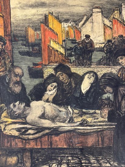 Charles COTTET (1863-1925) 

Douleur au pays...
