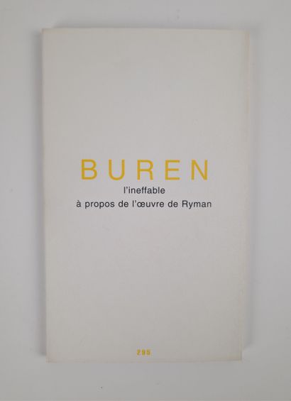 Daniel BUREN (né en 1938)
L'ineffable à propos...