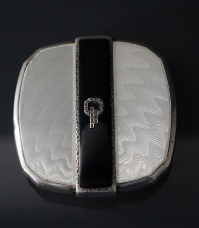 Silver toiletry set including two hand mirrors...