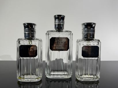 CHRISTIAN DIOR

Set of 3 empty ribbed glass...