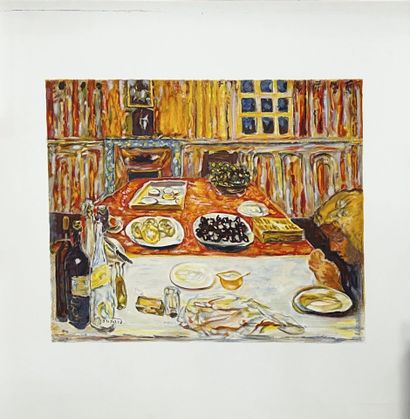 Pierre BONNARD (1867-1947) d'après,

Le déjeuner...