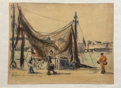 René LEFORESTIER (1903-1972)
Marins sur le...
