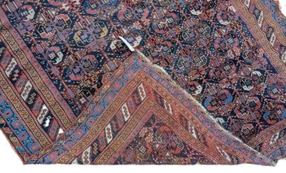 Tapis Afschar (chaine et trame en coton,...