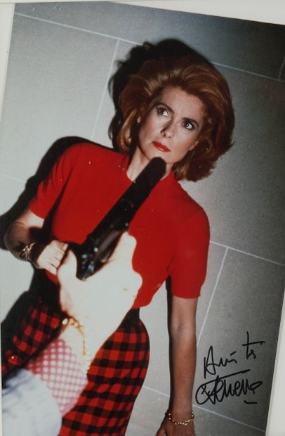 Deux portraits de l’actrice française Catherine...