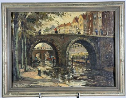 Johannes PIETERSEN (1893-1970) 

Canal aux...