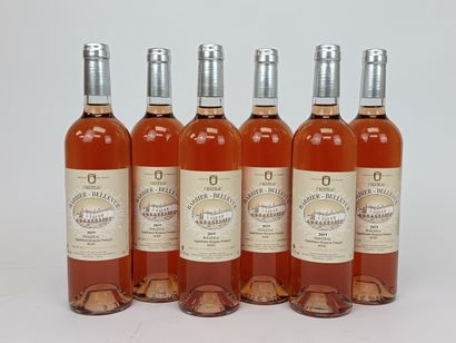 6 Bouteilles Château BARBIER-BELLEVUE Rose...
