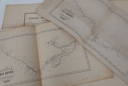 BRESIL: Réunion de cartes diverses, époque...