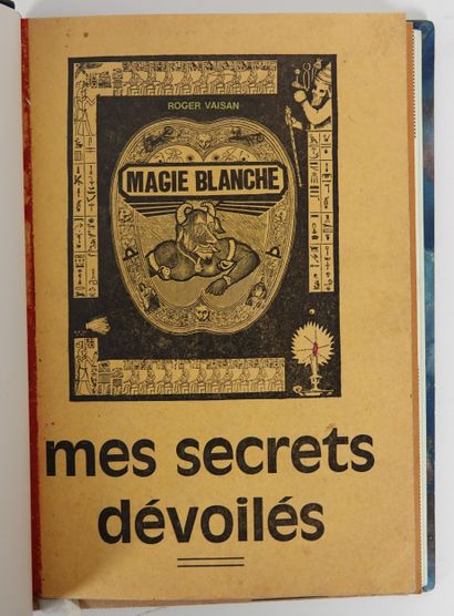 PRESTIDIGITATION - Réunion de 4 volumes in-8...